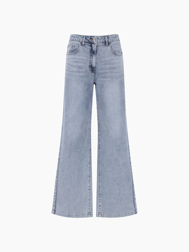 Blue flared jeans - sisley k women - Blue | Sisley K image number 1
